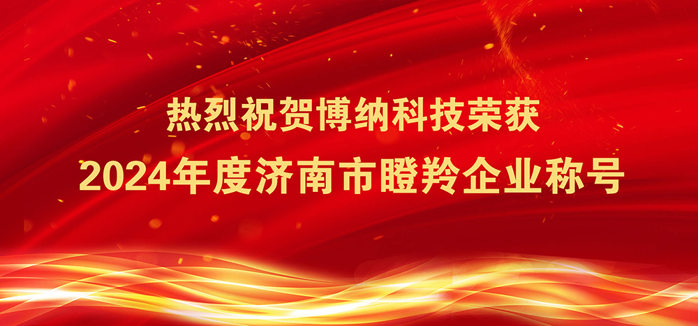 再獲殊榮！博納科技榮獲2024年度濟南市瞪羚企業(yè)稱號
